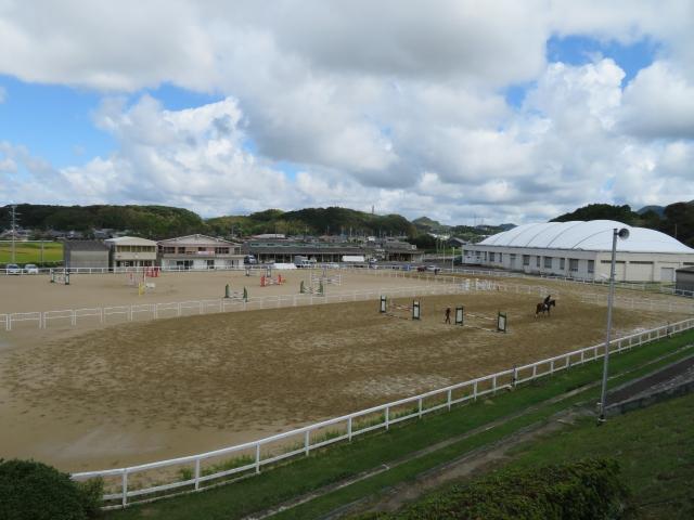 写真:福岡県馬術競技場