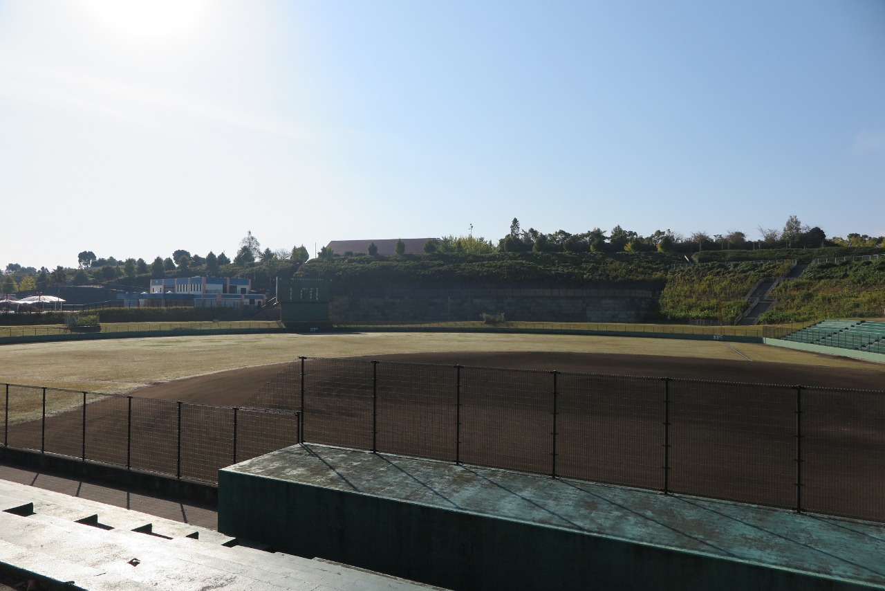 写真:田川市市民球場